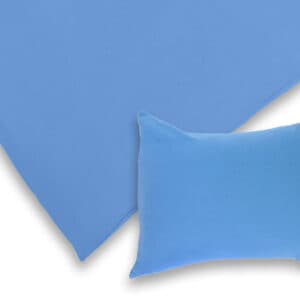 Biancheria da letto per bambini a tinta unita - blu cielo