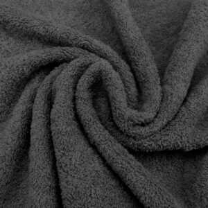 Frotirasta kopalniška brisača antracit