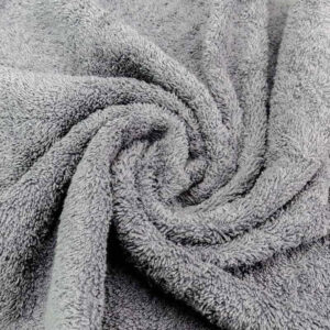 Kopalniška brisača – Svetlo siva, 100% bombažni frotir