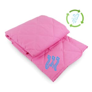 Lahka poletna odeja za dojenčke REMFIT Cool Baby roza, izjemno zračna