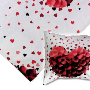 Poceni posteljnina z motivom Utrinek srca