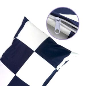 Prevleka za vzglavnik Modro-bela šahovnica