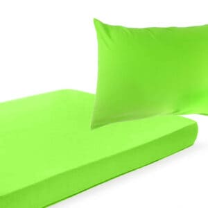 Set prevleke za vzglavnik in napenjalne rjuhe - svetlo zelena barva