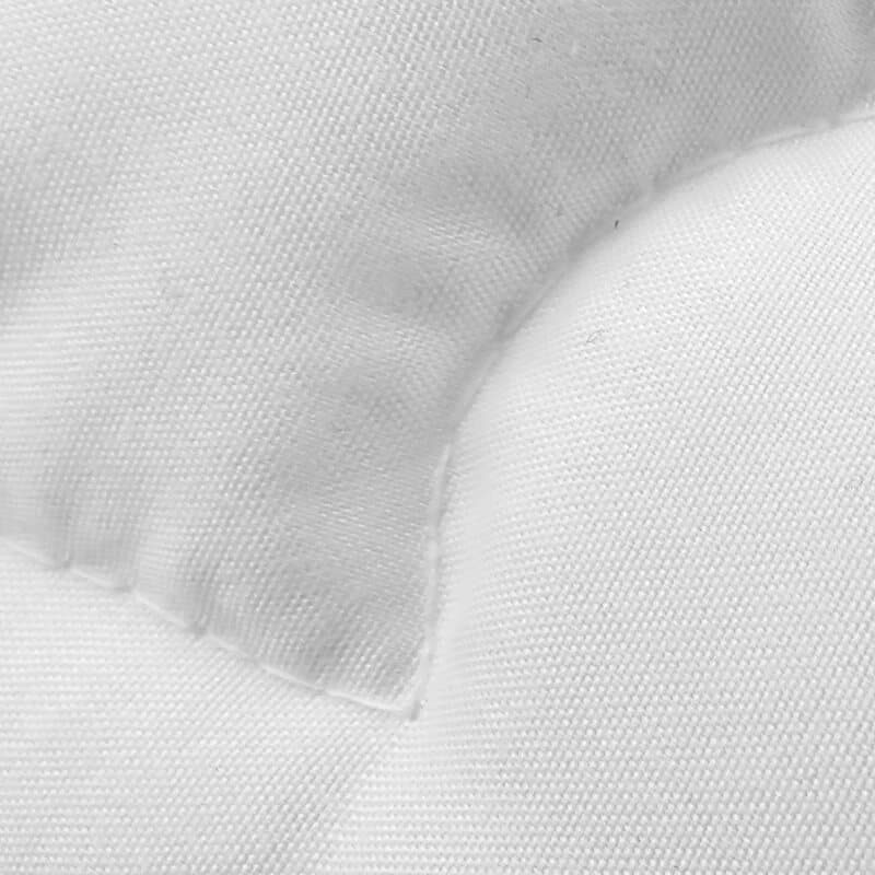 Topla odeja za posteljo, prikaz od blizu